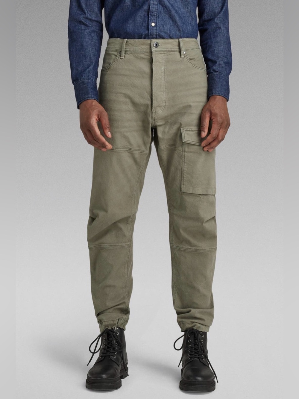 G-Star Men's Cargo Pants in Olive Green